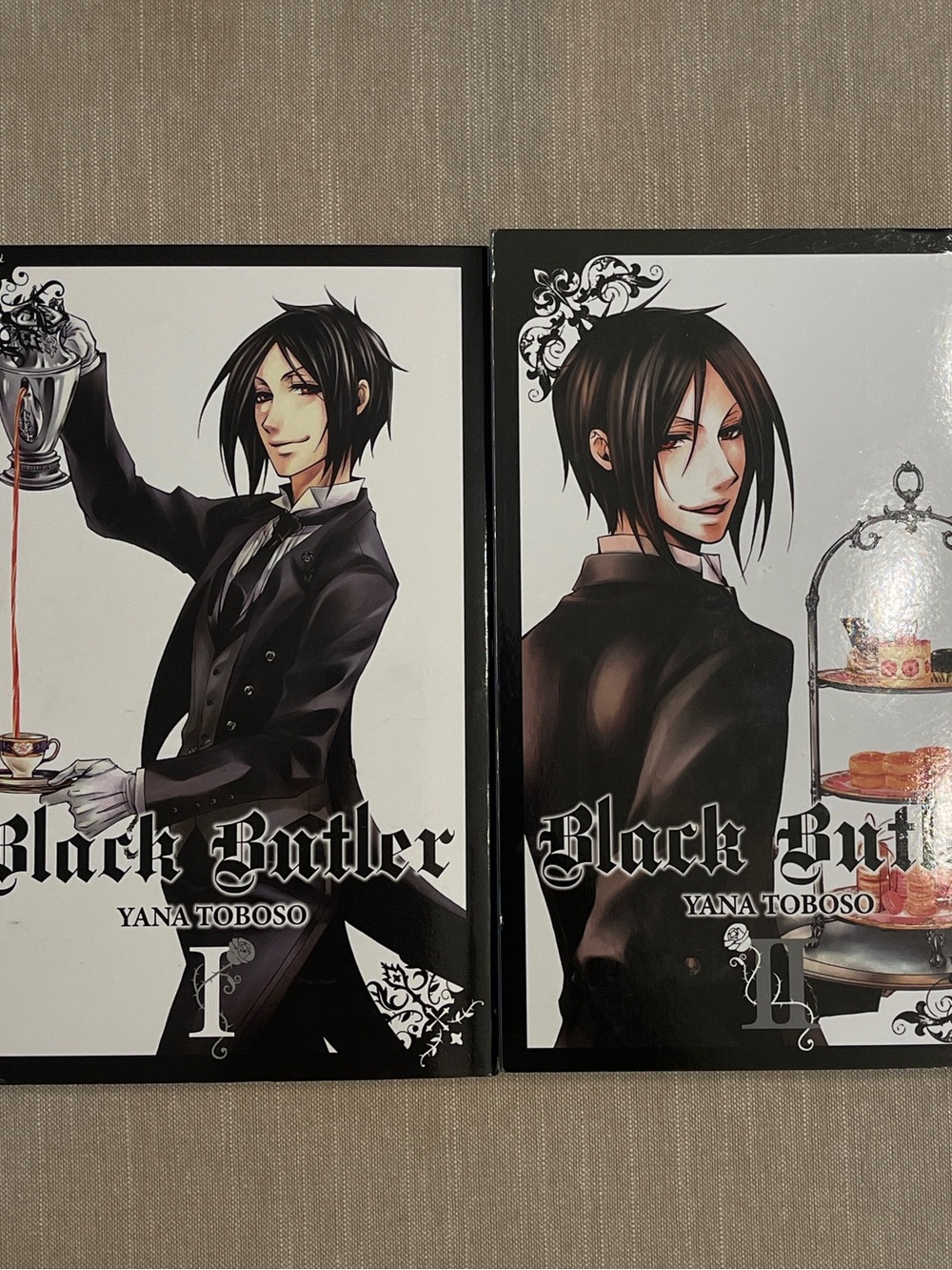 Black Butler Manga Volumes 1 & 2